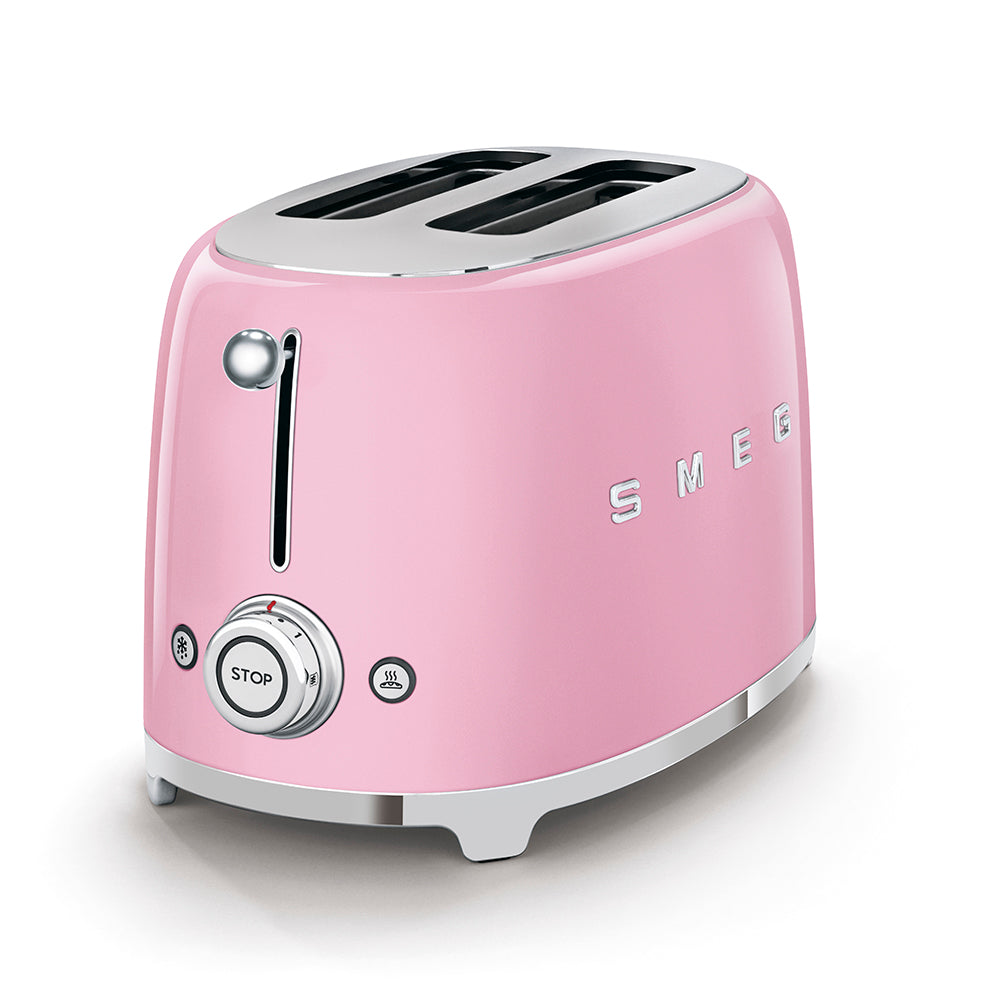 SMEG 2 Slice Toaster, Pink