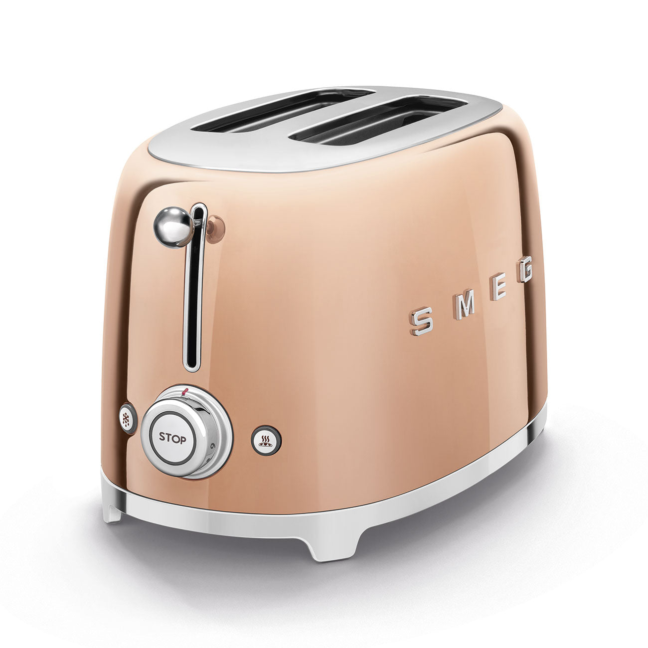 SMEG 2 Slice Toaster, Rose Gold