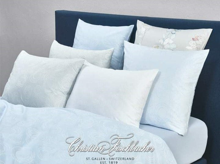 Christian Fischbacher Duvet Cover Set, ACQUA VERSO JACQUARD GREY