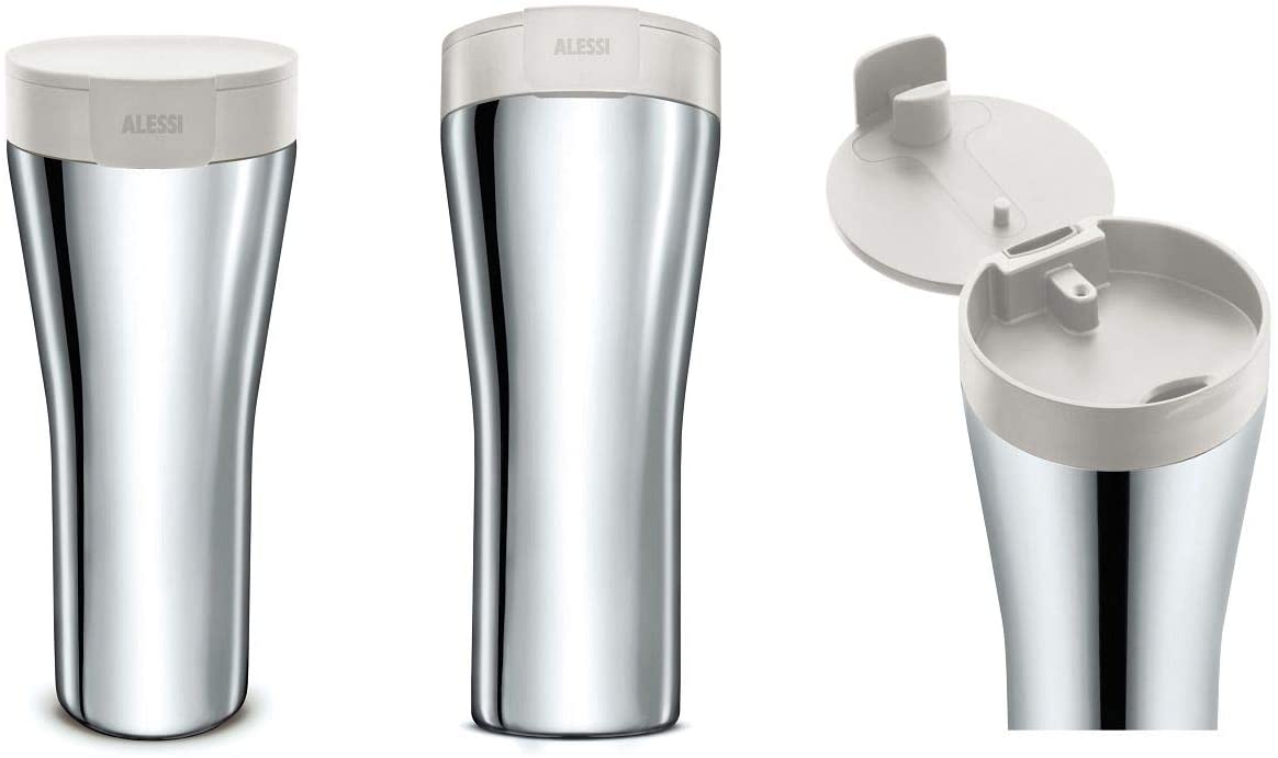 Alessi Caffa Travel Mug, White