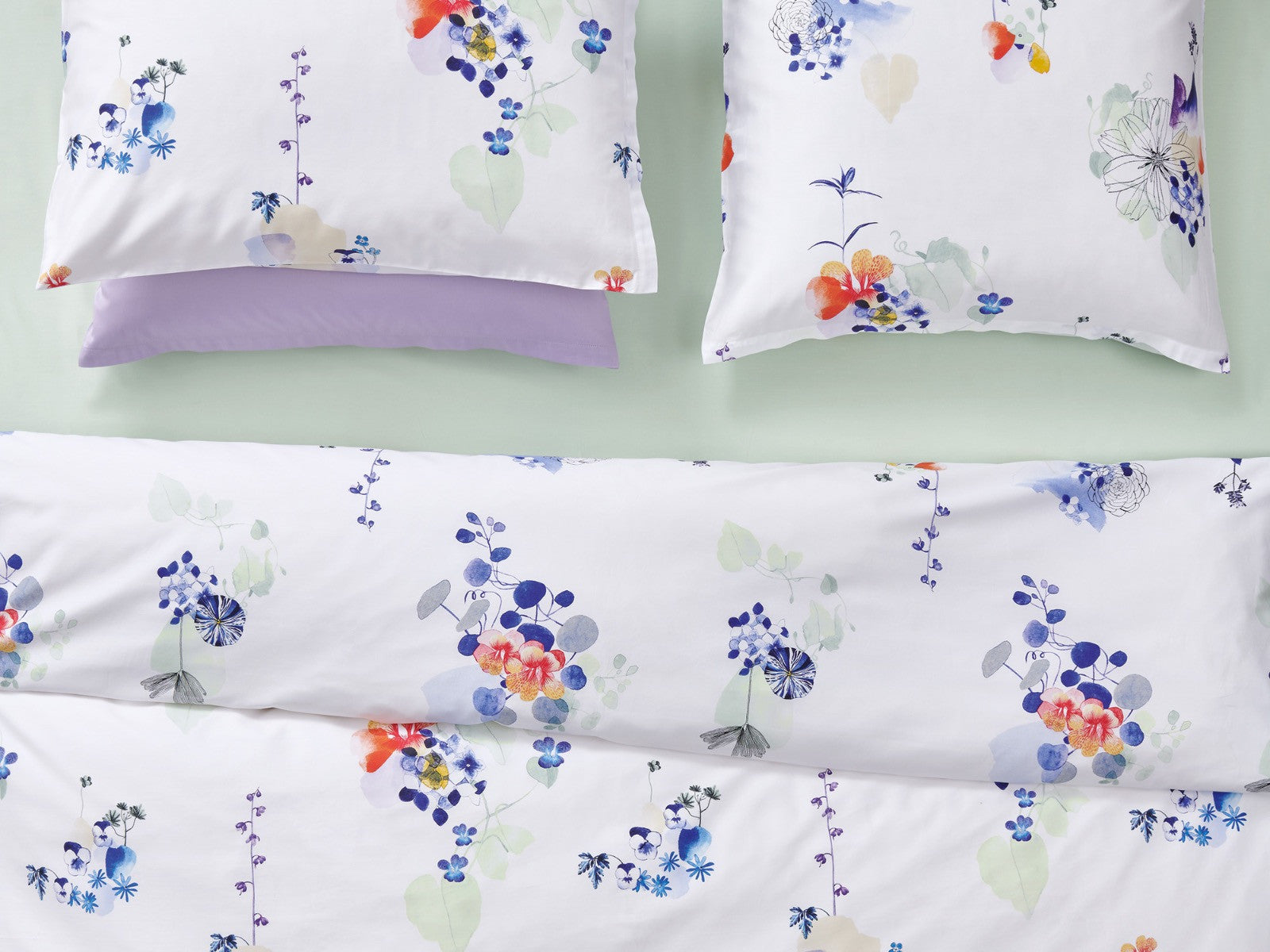 Christian Fischbacher Duvet Cover Set, VIOLA SATIN