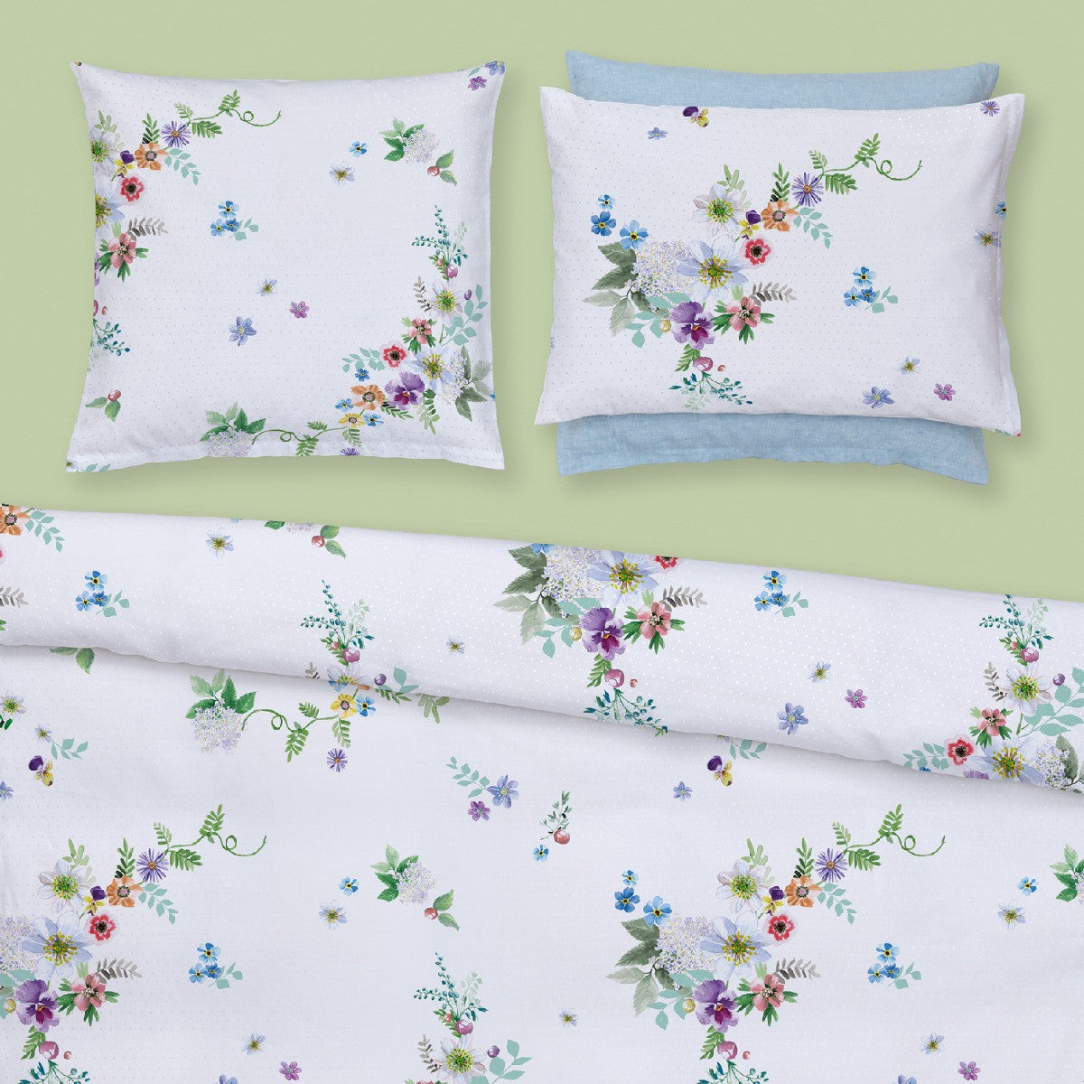 Christian Fischbacher Premium Duvet Cover Set, MARIEBELLE FINE SATIN