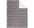 Ibena Blanket - Jacquard Atlanta, Grey/White 150x200