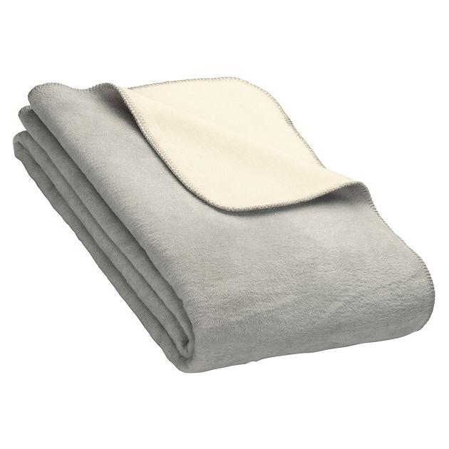 Ibena Blanket - Uni DF Dublin, Grey/Beige 150x200