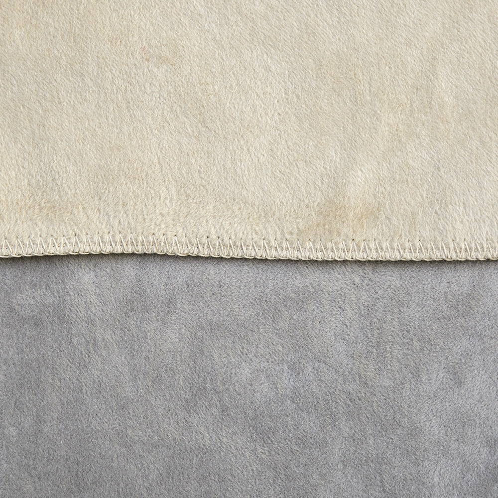 Ibena Blanket - Uni DF Dublin, Grey/Beige 150x200