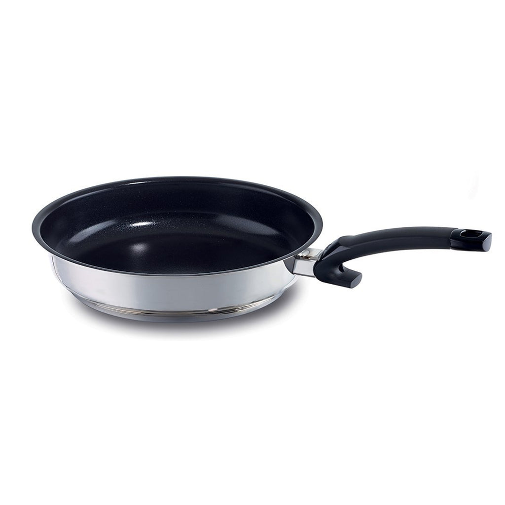 Fissler Ceramic Comfort Crispy Pan, Stainless Steel Induction Frying Pan 20 cm/7.9"