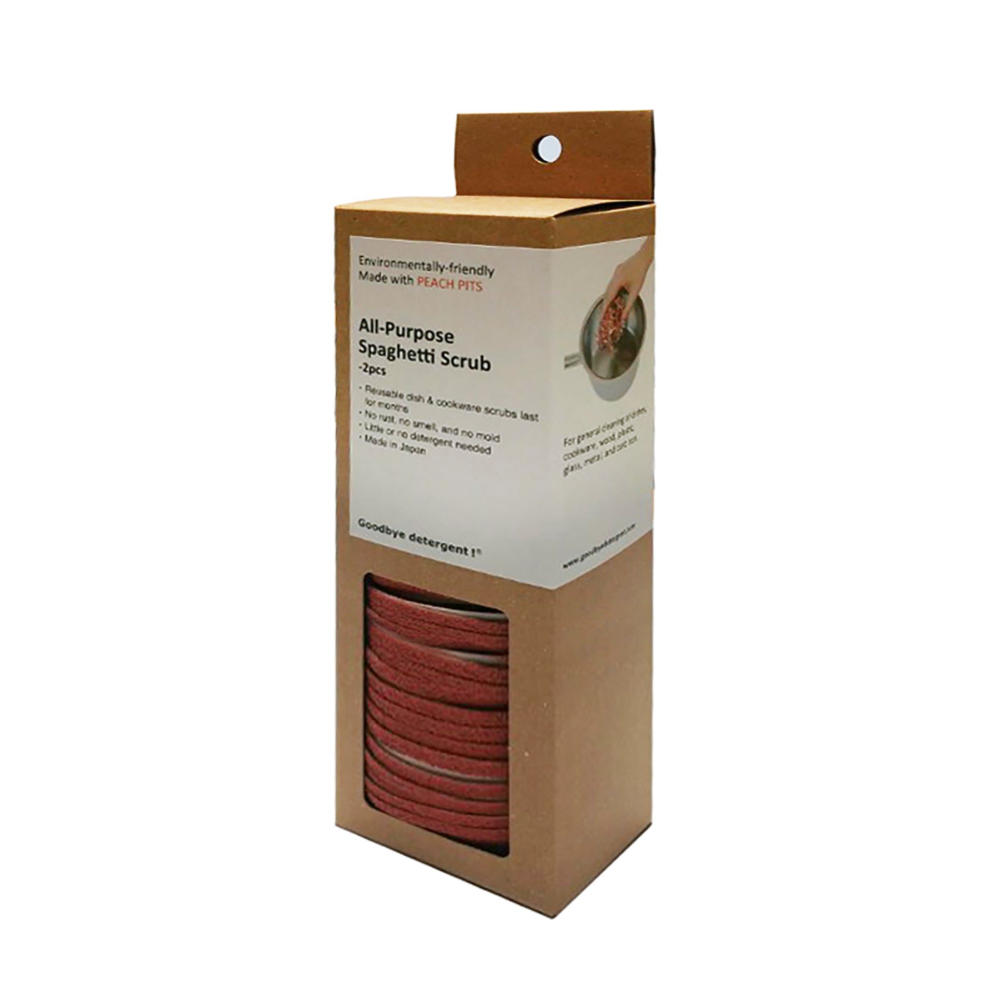 Goodbye Detergent Latest Design All Purpose Spaghetti Scrub 2 Per Box