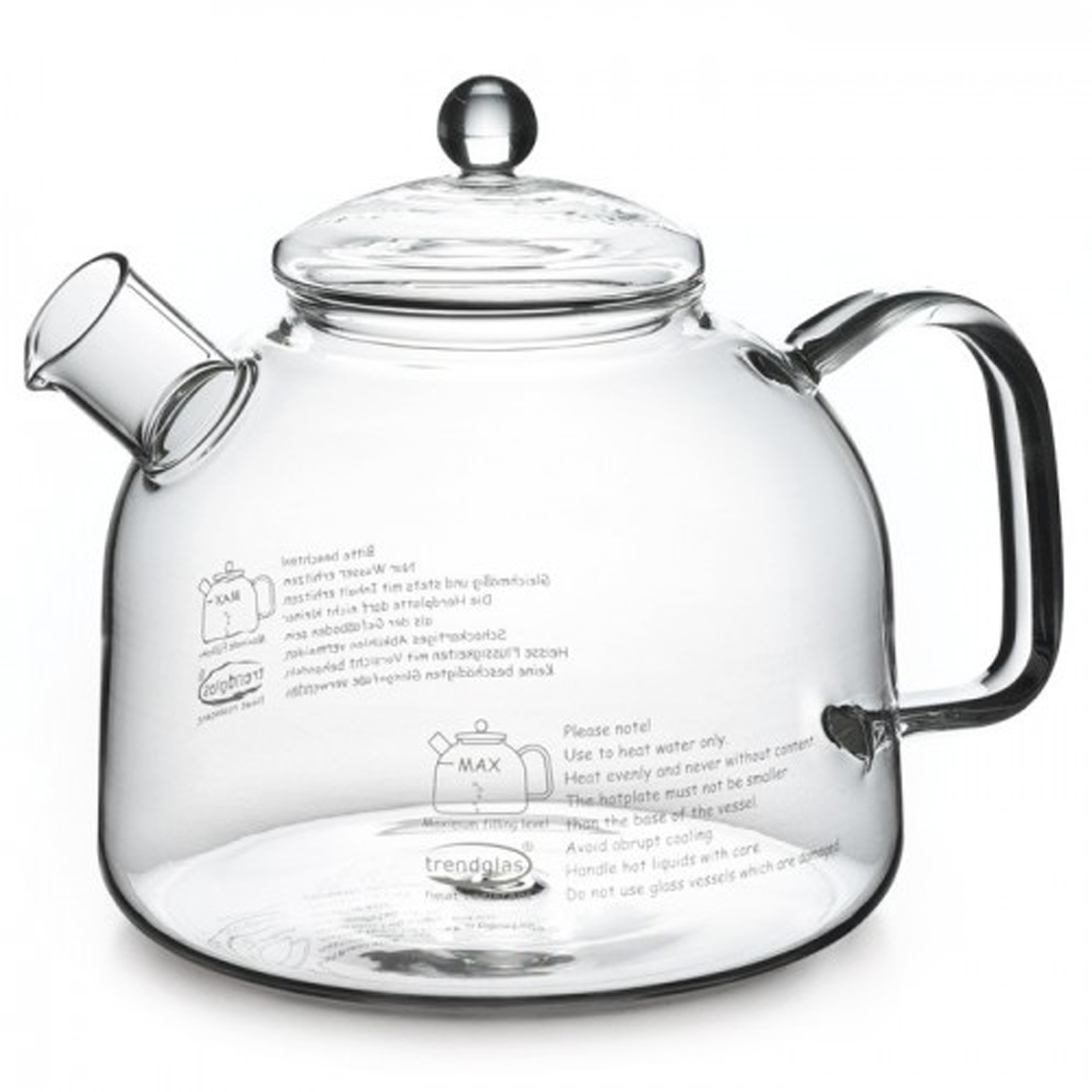 Trendglas Water Kettle with Glass Lid –