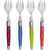 Jean Dubost Laguiole Cake Forks 4pc Set, Multi-color