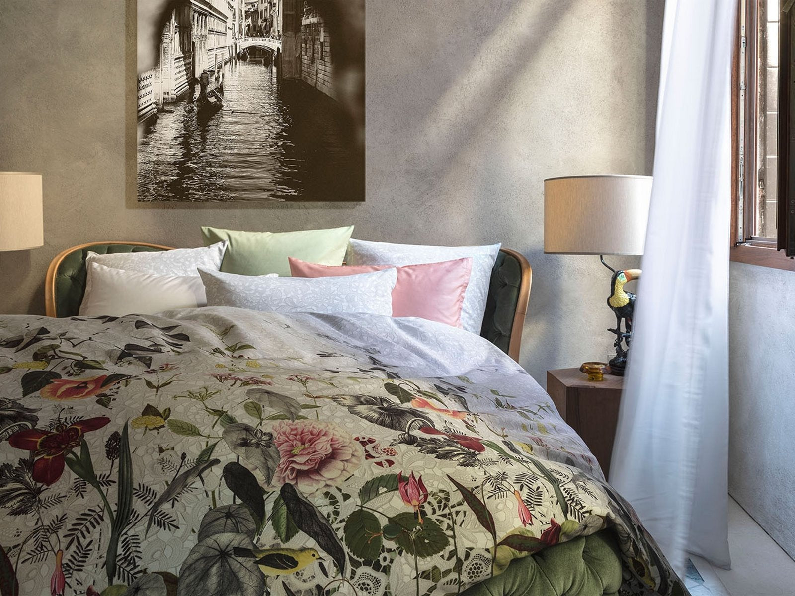 Christian Fischbacher Duvet Cover Set, INTERLACE SATIN