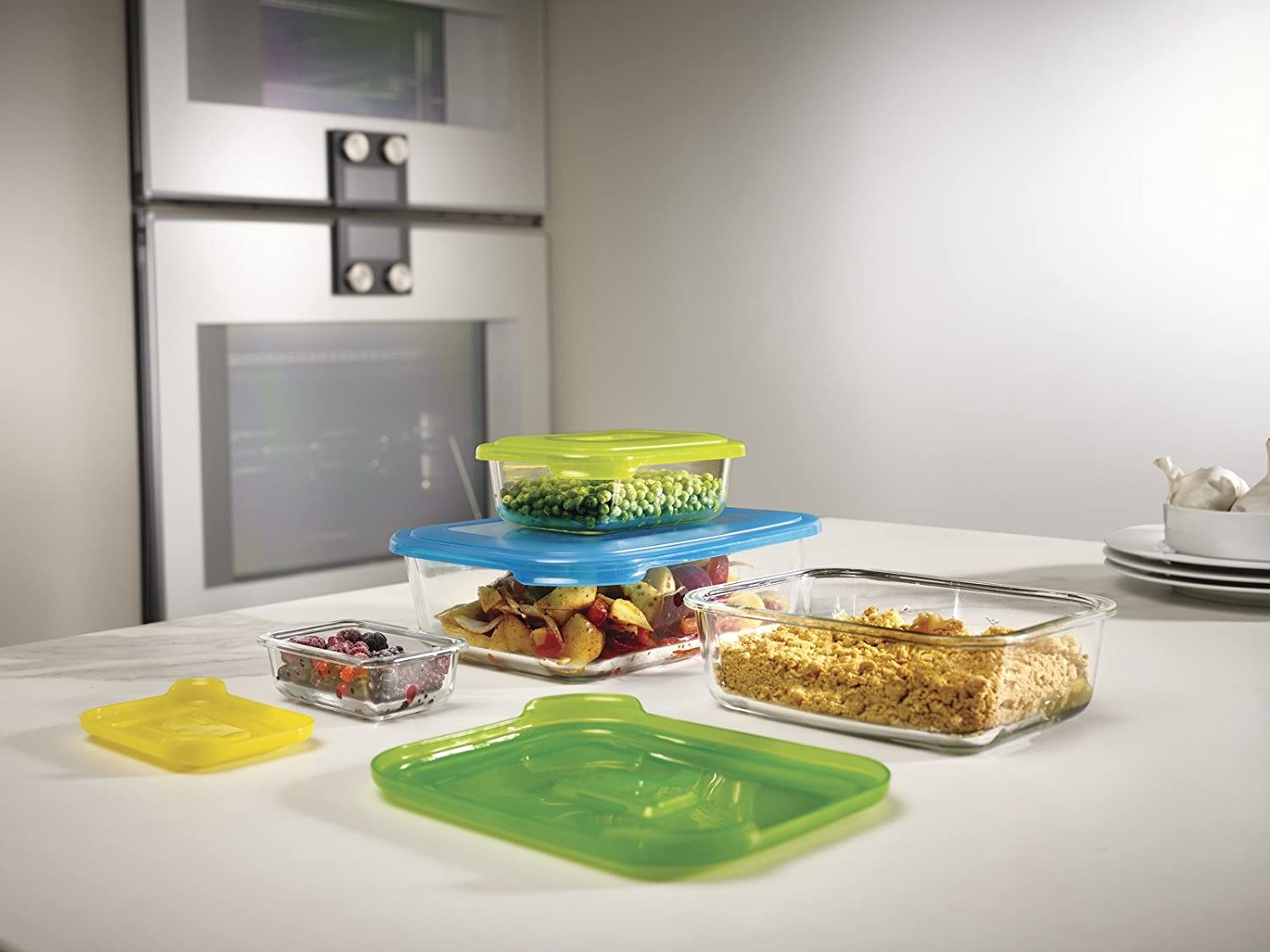 Joseph Joseph Nest Glass Storage 8pc Set