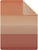 Ibena Blanket - Jacquard Toronto, Rust Brown/Brown 150x200
