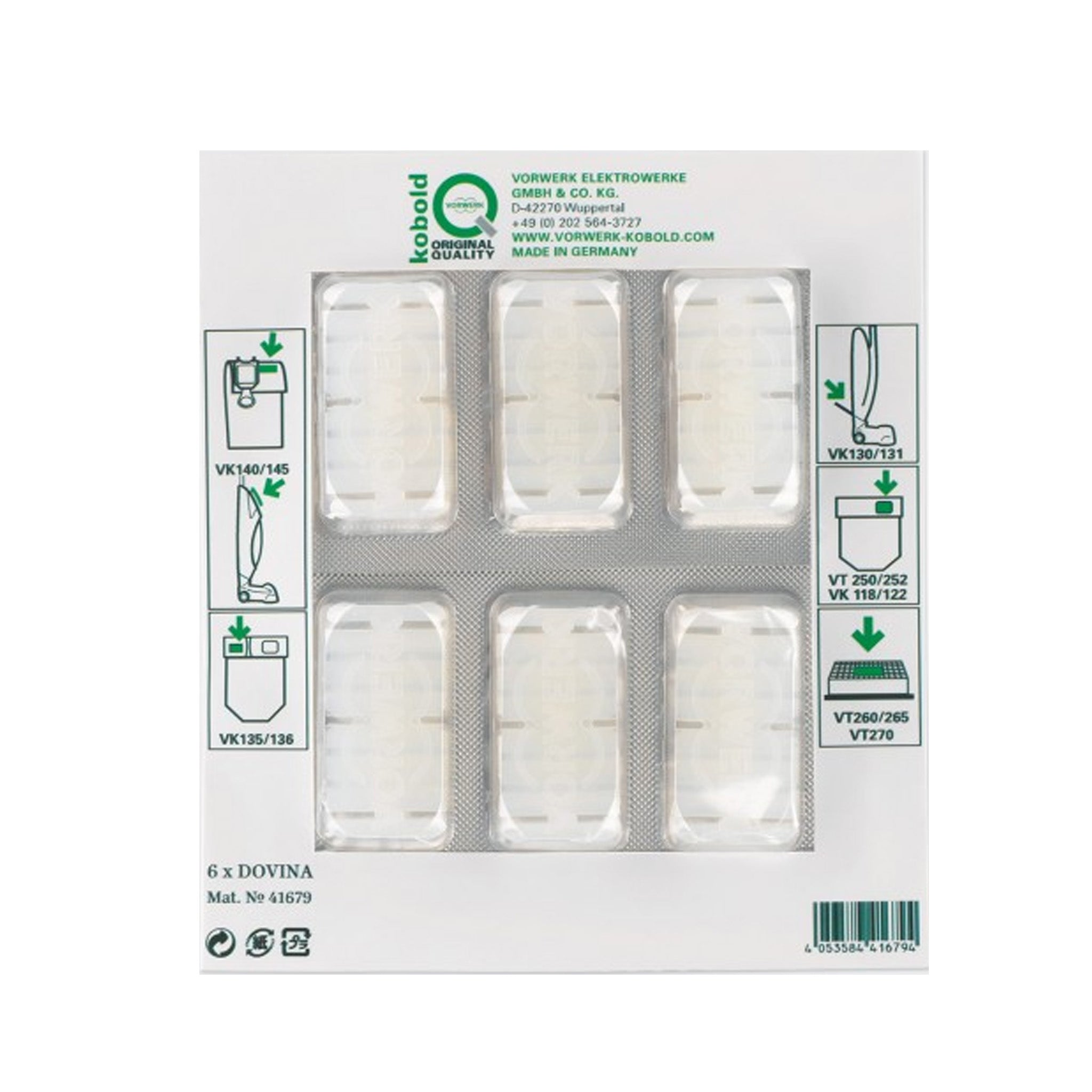 Vorwerk NEW AIR FRESHENERS 6PC